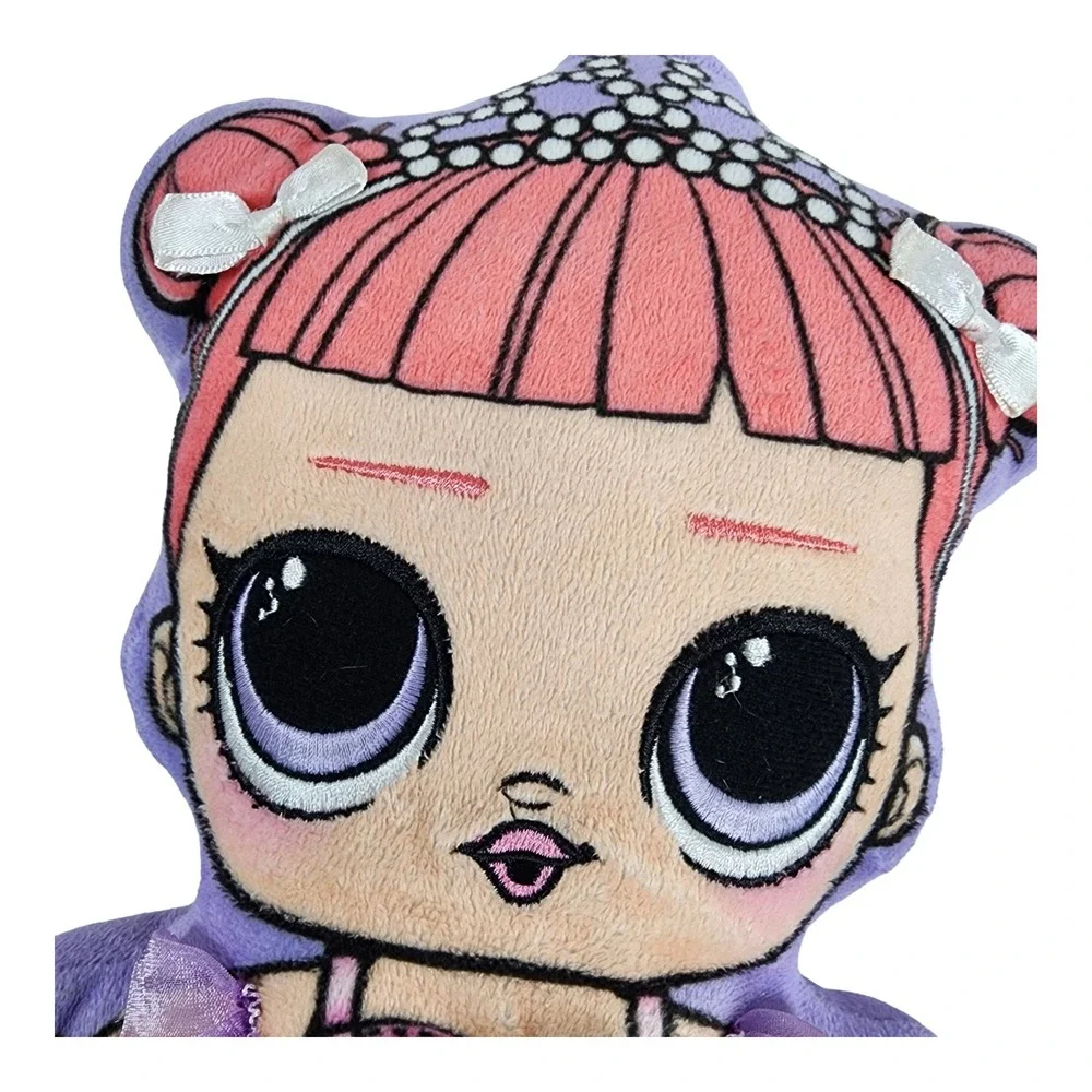 LOL Surprise Center Stage Ballerina Plush Character Pillow Pink Purple 14 Inch